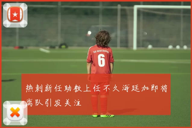 热刺新任助教上任不久海廷加即将离队引发关注